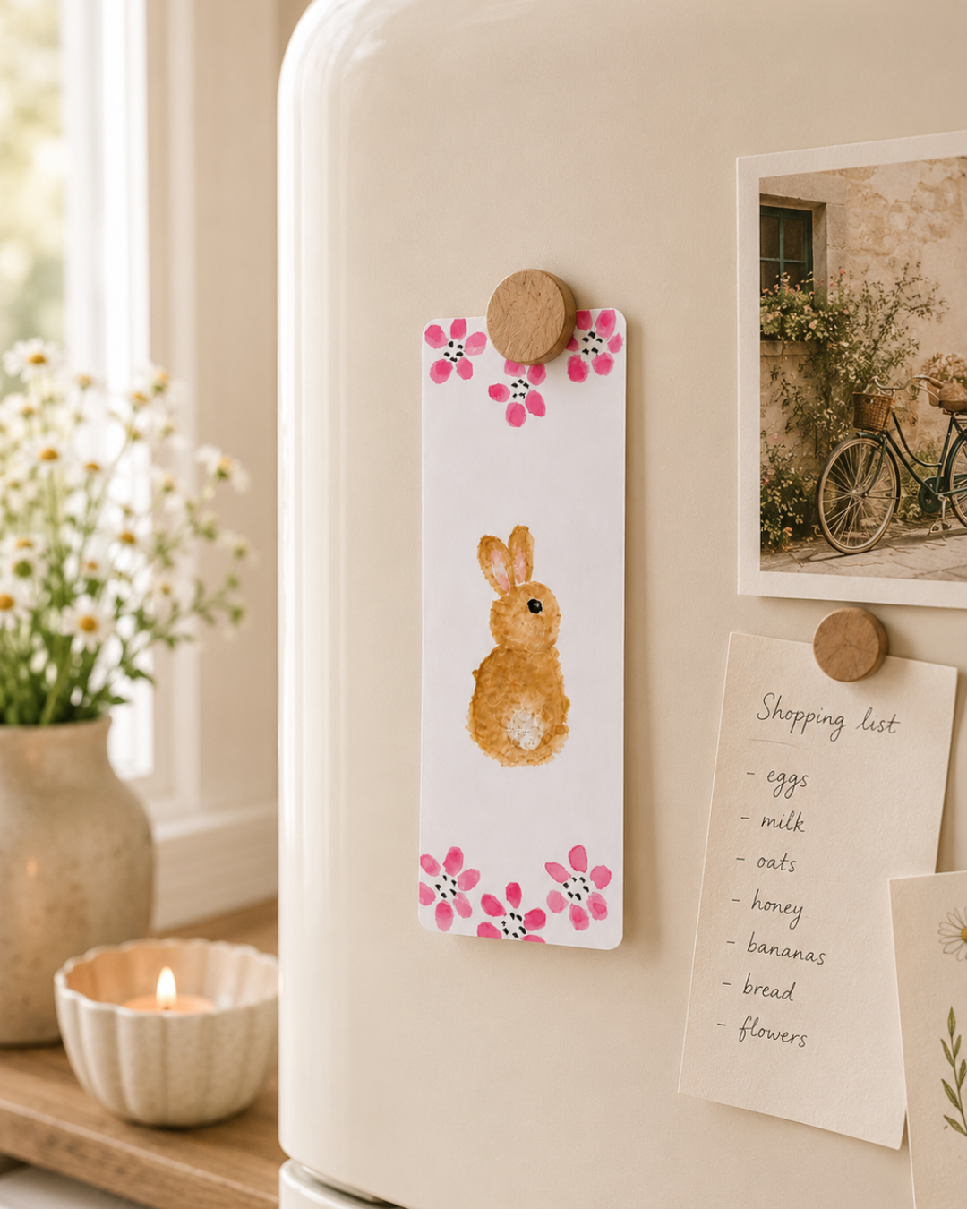 Sonny Bunny Pink Twin Bookmark