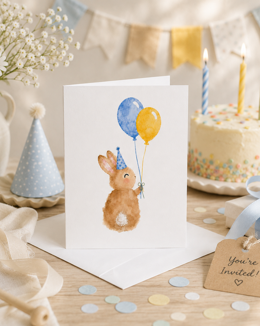Sonny Bunny Party Note Card