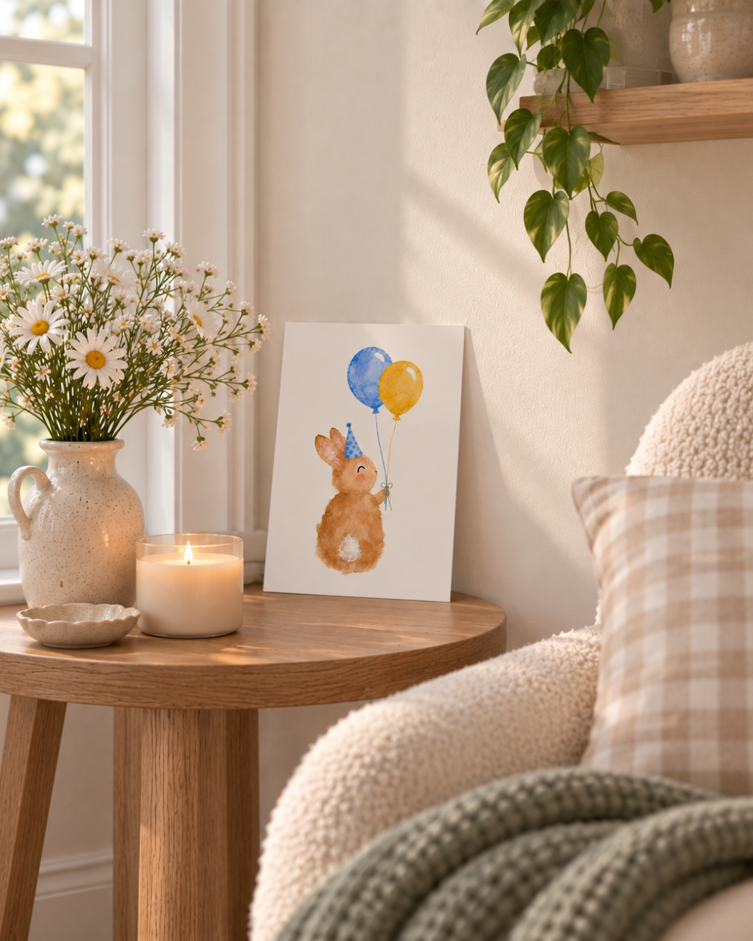 Sonny Bunny Party A4 Print