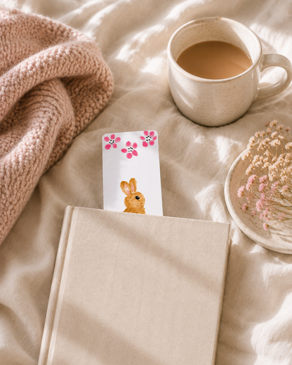 Sonny Bunny Pink Twin Bookmark