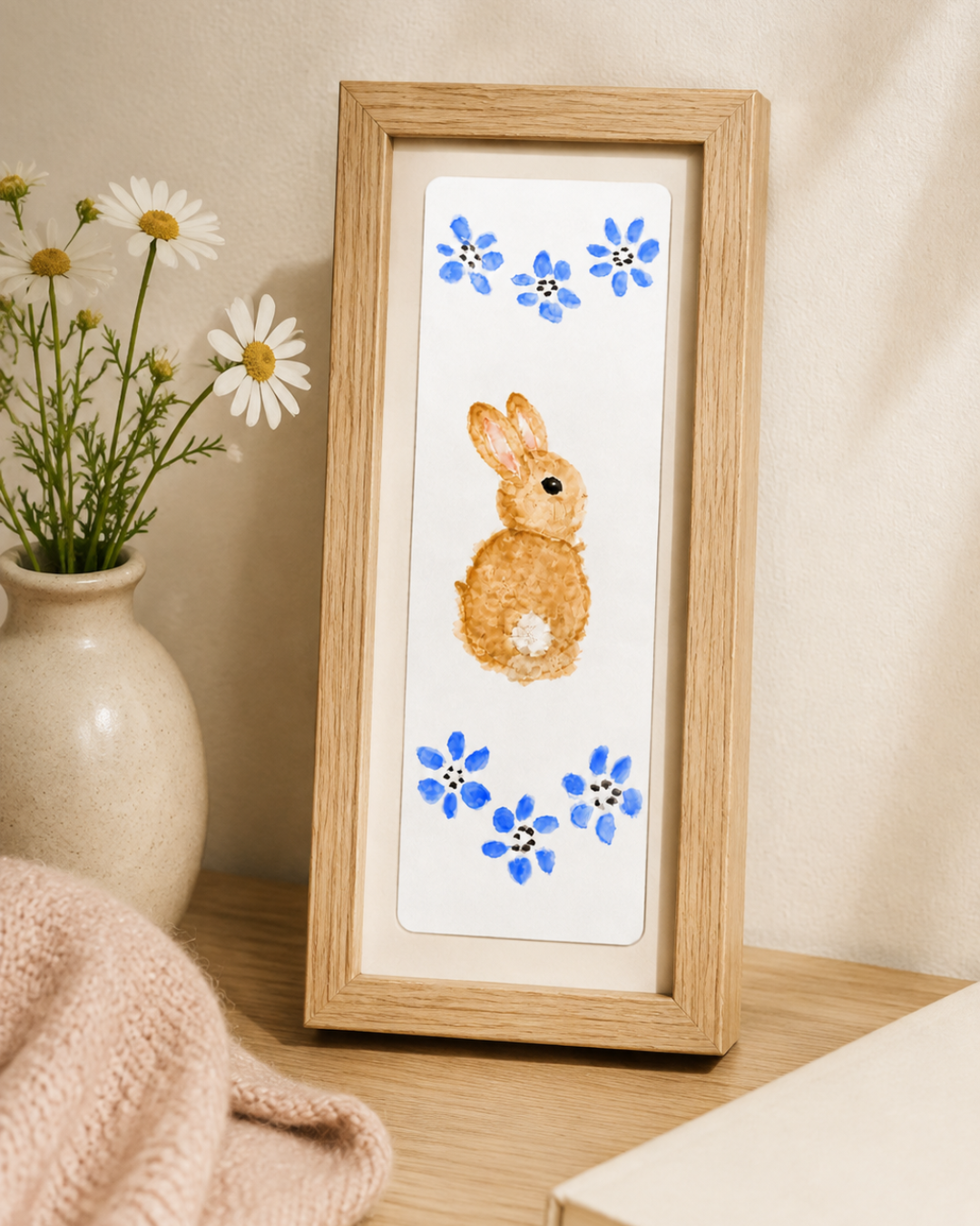 Sonny Bunny Blue Twin Bookmark