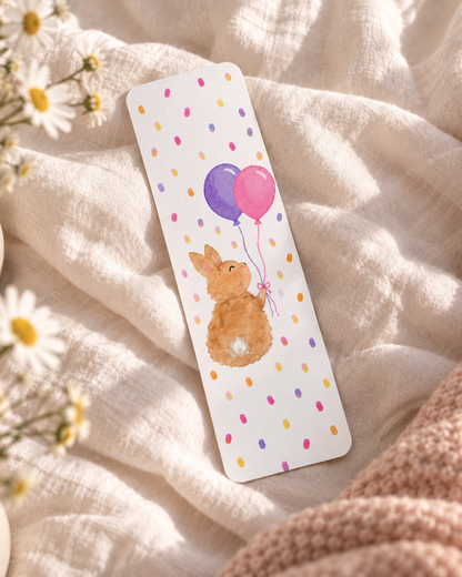 Sonny Bunny Confetti Bookmark