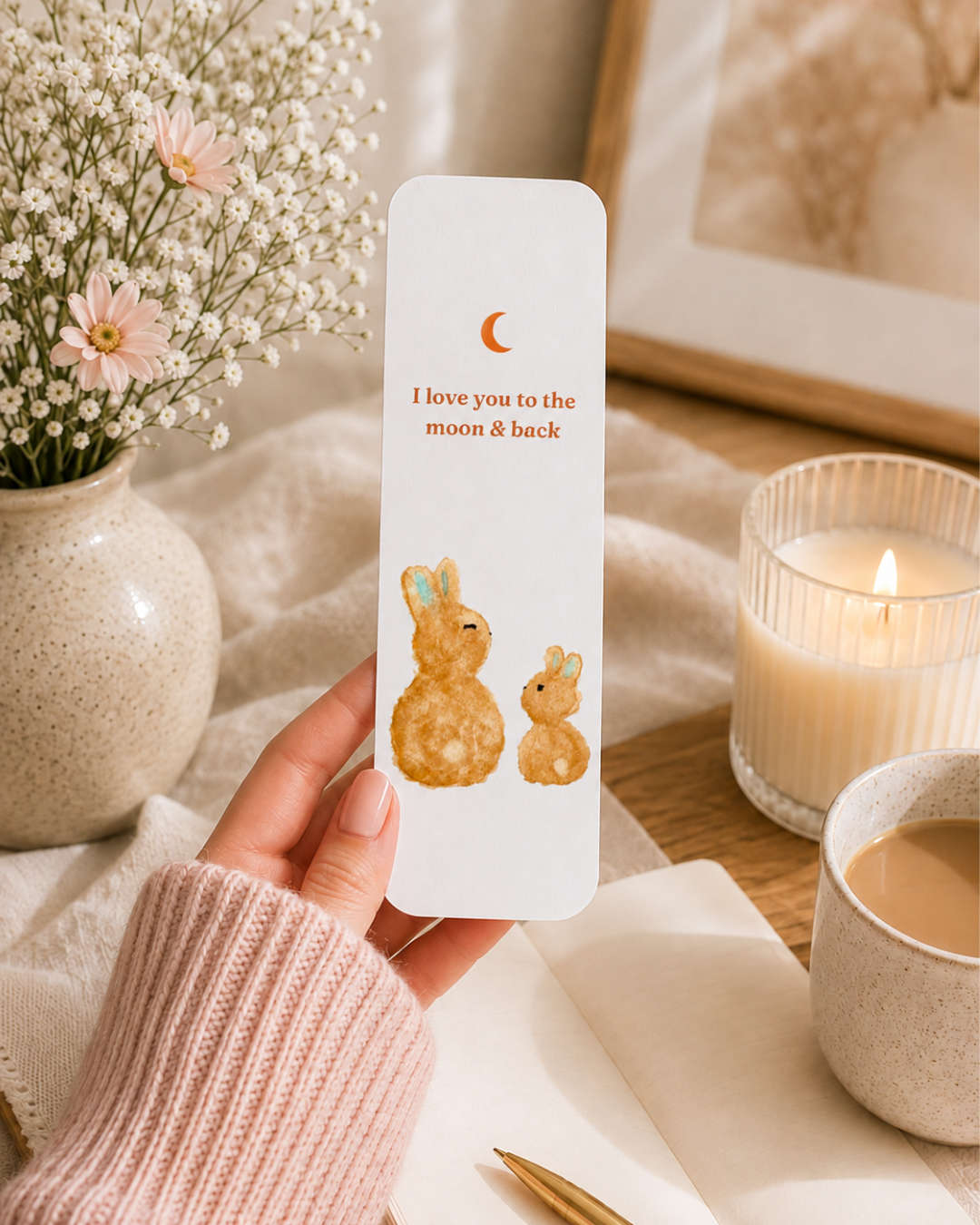 I Love You To The Moon & Back Bookmark