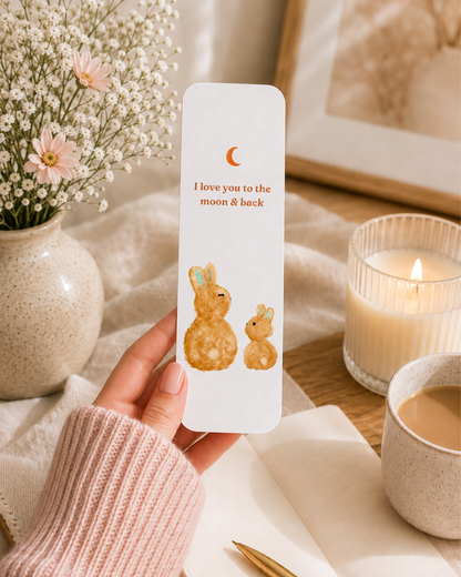 I Love You To The Moon & Back Bookmark