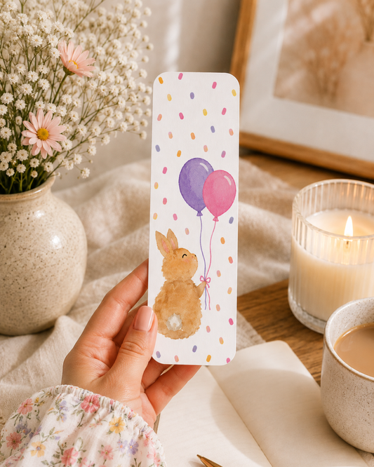 Sonny Bunny Confetti Bookmark